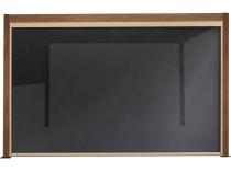 Boczna roleta zacieniająca na ścianę 4m pergoli ogrodowej Lufel - 377x236cm - Woodlook