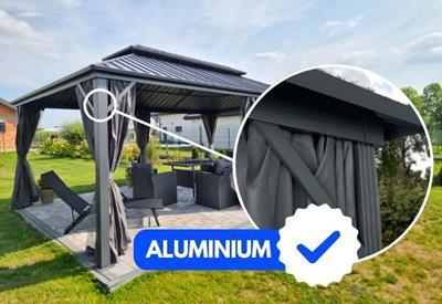 Aluminiowa pergola 3x3,5