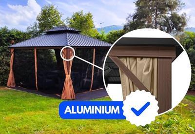 Aluminiowa pergola 3,5x4