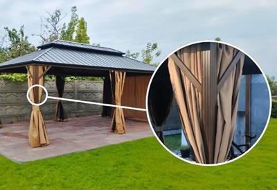 pergola wolnostojąca z aluminium 3,5x4