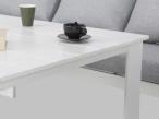Biały narożnik ogrodowy 278x215 cm, aluminium - Renalo Corner White