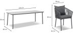 KOSTTO Dining 8+1 - ANTHRACITE