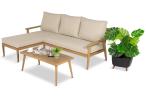 Mały narożnik ogrodowy na taras - Else Corner - Creme