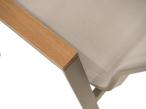 Komplet 4 krzeseł ogrodowych na aluminiowym stelażu - 4szt