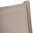 Komplet 4 krzeseł ogrodowych na aluminiowym stelażu - 4szt