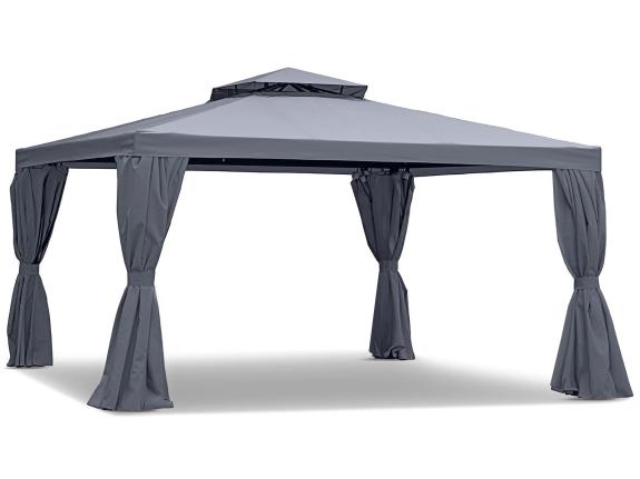 Šedý pavilon pro zahradu 3x4 Okapi