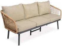 Beżowa trzyosobowa sofa nataras 182 cm Postigo