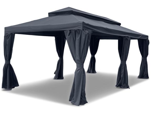 Moderní hliníkový zahradní pavilon 3x6 Okapi Grey