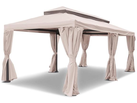 Pavilion / cort gradina Okapi 3x6 - Cremă