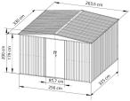 Hartt 260x320x200cm - Antracyt A16
