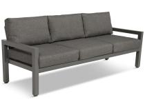 Aluminiowa sofa ogrodowa dla 3 osób 193cm Calamba Grafit