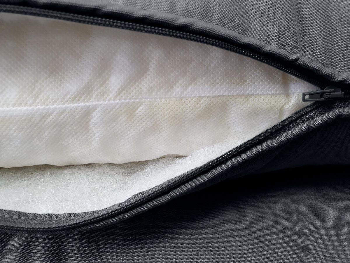 Elementy wykończenia poduszek ogrodowych