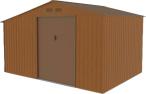 Blaszany domek narzędziowy z drewutnią Wipper 342x255cm (6,5m2) – Wood