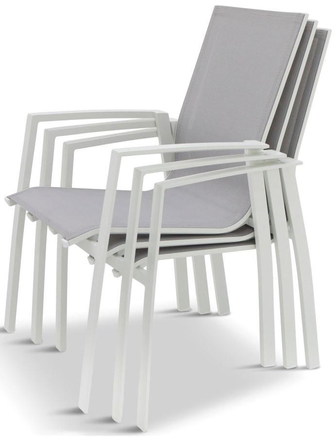 Sztaplowane krzesła zestawu