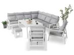 RENALO Corner XL +2x recliner - WHITE
