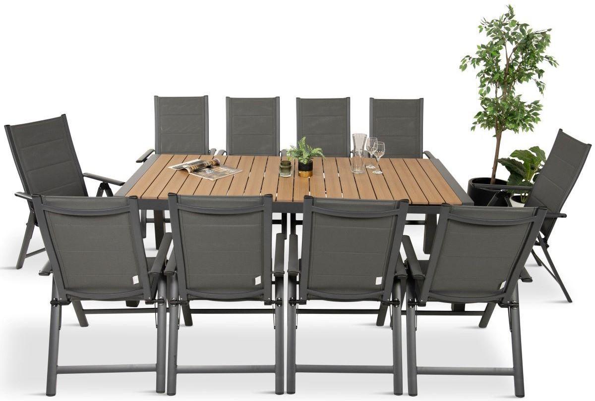 Komplet obiadowy Tanami + 10 Daven Antracite