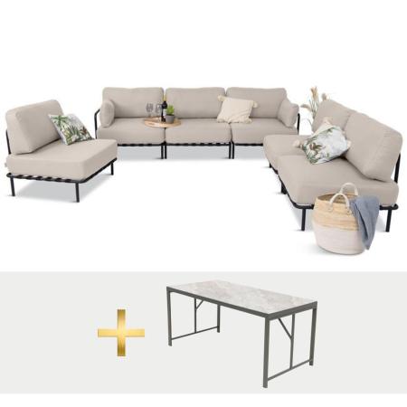 Modulární nábytek na terasu Salve 6 Beige