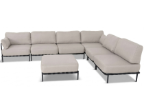 Modułowe meble tarasowe wypoczynkowe Salve 6 Midi Beige