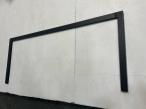 OUTLET - Grafitowe meble aluminiowe - stół 180cm i składane krzesła - Kanbery Antracite 8+1