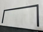 OUTLET - Grafitowe meble aluminiowe - stół 180cm i składane krzesła - Kanbery Antracite 8+1