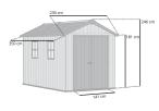 Schowek ogrodowy Keter Newton Plus 7511 (8m2)
