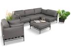 Meble ogrodowe modułowe Dandy Slate - 4 elementy + fotel +pufa