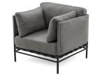 Meble ogrodowe modułowe Dandy Slate - 4 elementy + fotel