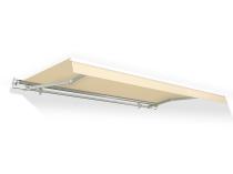 Markiza tarasowa z aluminiowym stelażem Lea 495x300 - Kremowy