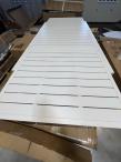 OUTLET - Duży zestaw mebli ogrodowych ze stołem 240cm + 10 krzeseł - Tabia + Kanbery White
