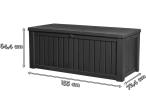Skrzynia na taras Rockwood Box 570L Antracite