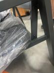 OUTLET - Metalowy zestaw mebli na taras dla 8 osób Sodor Grande - Dark Grey