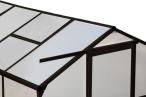 Szklarnia aluminiowa z fundamentem poliwęglan 430x250cm - black