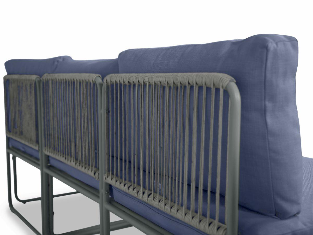 Oparcia z ozdobnej plecionki rope