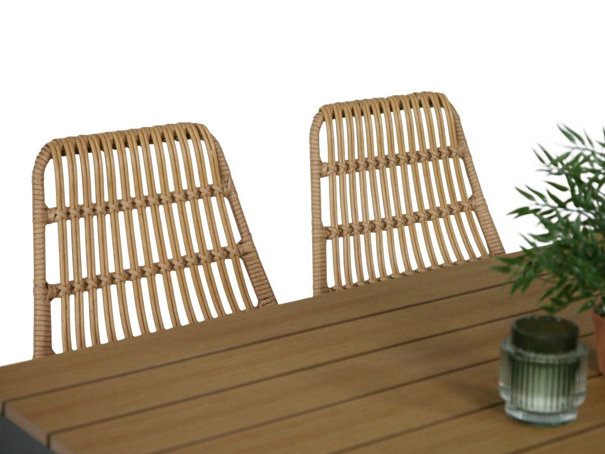 Meble ogrodowe w stylu rope