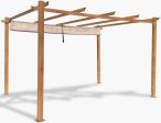 Pergola Kirn 3x4 - Cream Wood