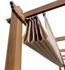 Pergola Kirn 3x4 - Cream Wood