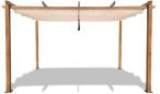 Pergola Kirn 3x4 - Cream Wood