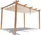 Pergola Kirn 3x4 - Cream Wood