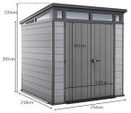 Keter Cortina 7x7 - domek ogrodowy narzędziowy 216x218cm (4,7 m2)