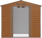 Domek narzędziowy metalowy drewnopodobny Agger 213x191cm (3,7m2) – Wood