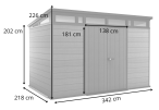Szopa ogrodowa Keter Cortina 2.0 11x7 (7,5m2)