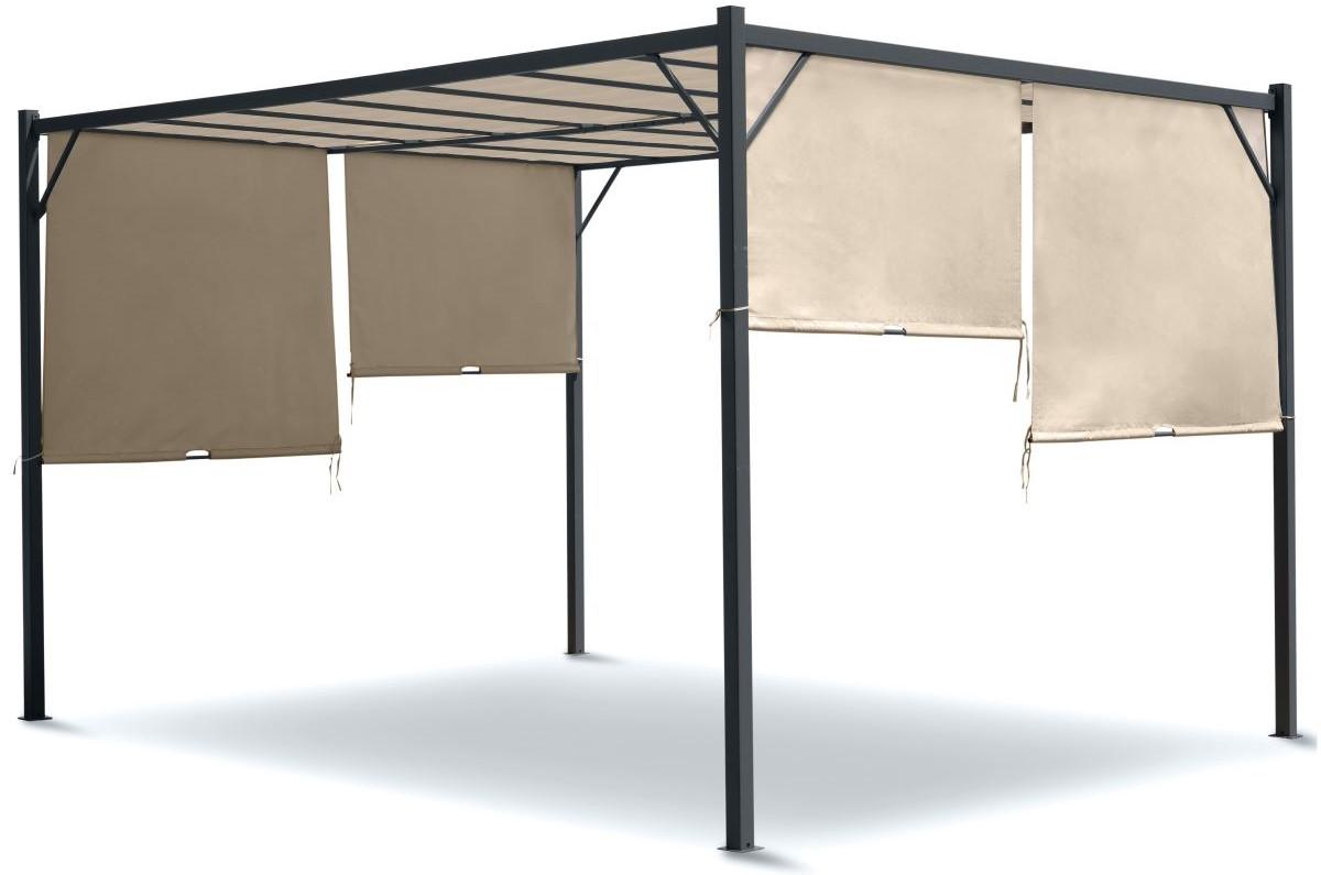 pergola ogrodowa z przesuwanym dachem