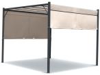 Pergolă metalică pentru terasă Horn 3x3 - Cream
