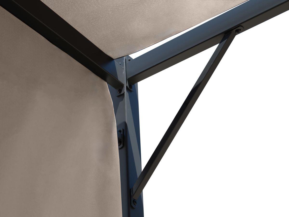 Stalowa konstrukcja pergoli