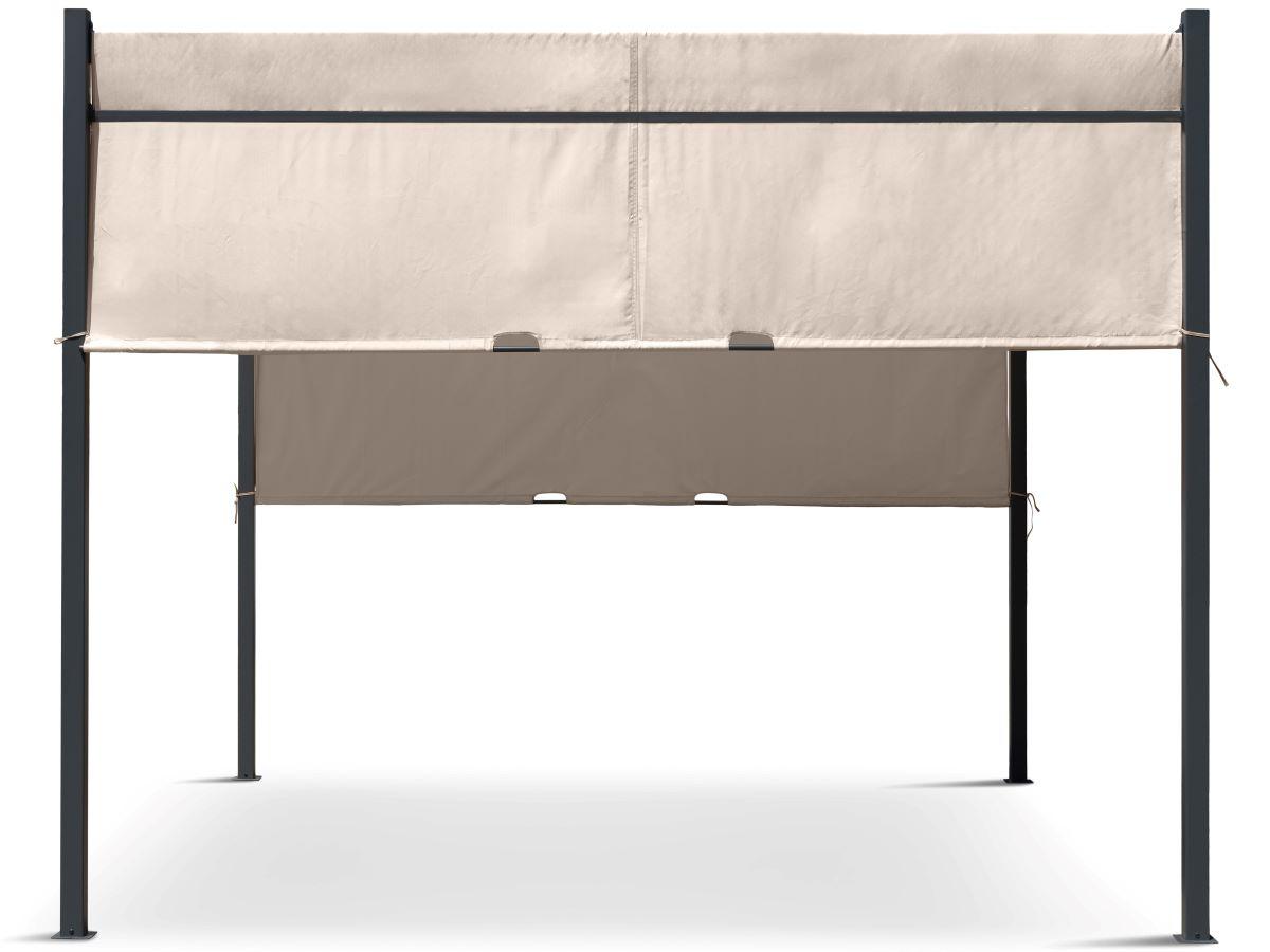 pergola z przesuwnym dachem