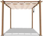 Pergola Kirn 3x3 - Cream Wood