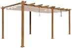 Pergola Kirn 3x6 - Cream Wood