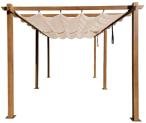 Pergola Kirn 3x6 - Cream Wood