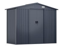 Wytrzymały domek narzędziowy metalowy Hartt 240x120x200cm - Antracyt A16