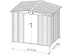 Hartt F 240x180cm - Antracyt A16